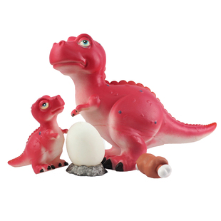 仿真侏罗纪软胶儿童恐龙玩具翼龙模型霸王龙幼崽腕龙套装男孩礼物