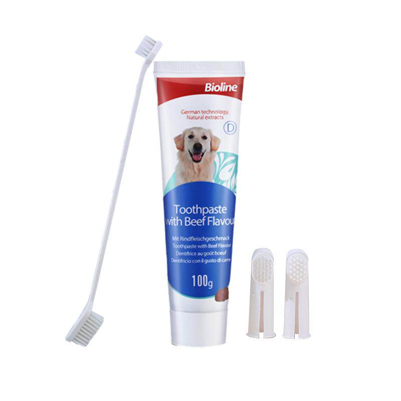 Bioline斑澜宠物牙膏可食用狗狗牙刷犬用刷牙口臭牙齿清洁用品