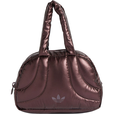 Adidas阿迪达斯三叶草女包迷你亮泽拎包休闲手提包腋下包IY7039