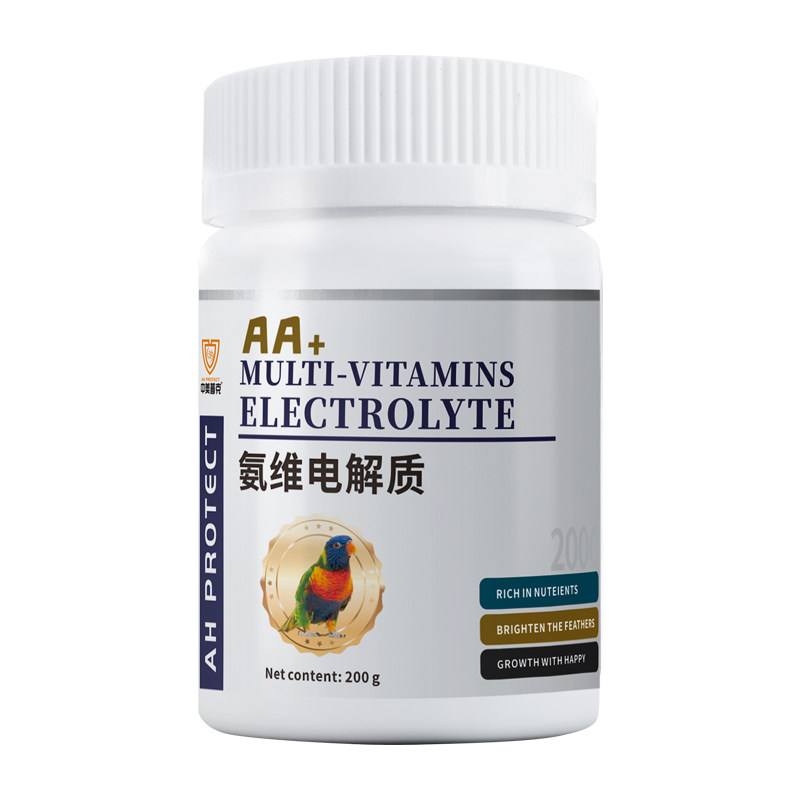 中美普克鹦鹉专用氨维电解质