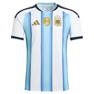 SFS阿迪达斯2026世界杯阿根廷主场球迷版球衣短袖足球服男 JM8396
