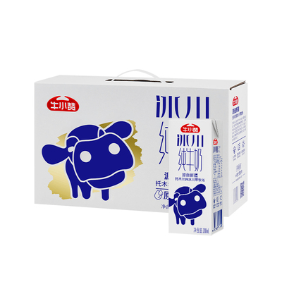 牛小赞全脂纯牛奶常温礼盒