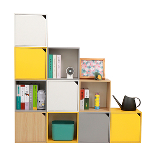 自由组合格子柜简约现代办公客厅落地置物架储物柜收纳书柜架定制