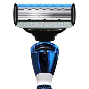 阿帕齐美国5层刀头阿帕奇刀片男手动剃须刀刮胡刀手动正品刀头