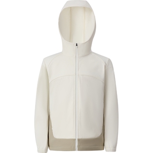 本来BENLAI男童防泼水防风耐污软壳拼色连帽外套25秋款BTA150036