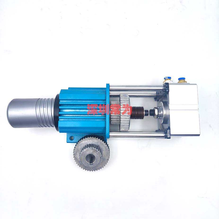 BT30无动力主轴 气缸气动半自动换刀主轴适用于雕刻钻孔金属重切