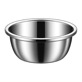 特厚不锈钢盆食品级套装加厚洗菜盆家用厨房特大烘焙打蛋和面汤盆