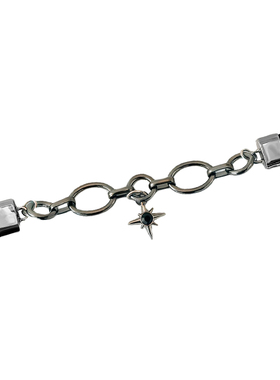 星芒吊坠项圈个性黑链choker颈链