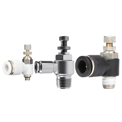 气动气缸速度控制阀sl8-01节流阀