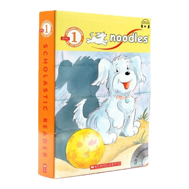 【扫码听音频】英文原版 Noodles Adventure 10册附CD  小狗面条历险记 Scholastic出版 4-8岁儿童宝宝启蒙益智培养绘本盒装