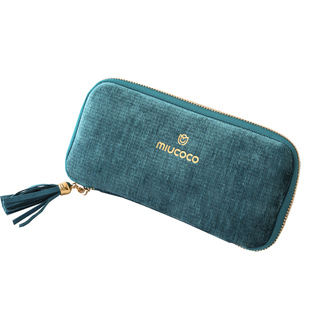 丝绒便携首饰包项链耳钉饰品收纳包旅行黄金珠宝专用mini首饰袋