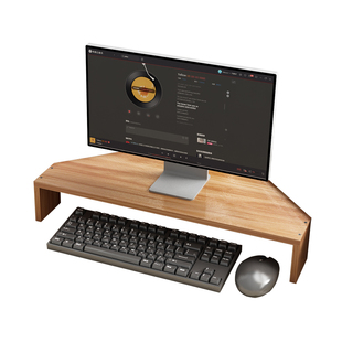 三角电脑增高架转角工位台式显示器支架垫高办公室桌面收纳置物架