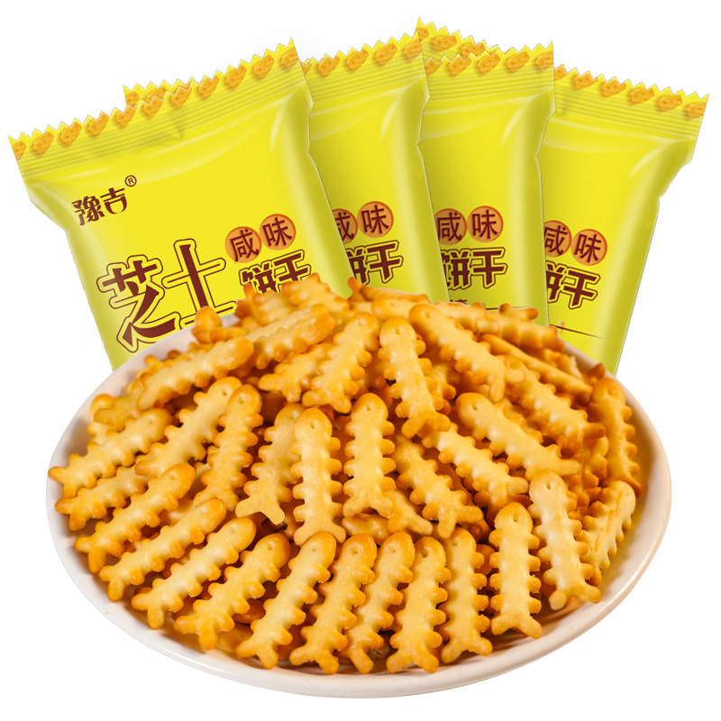 芝士咸味饼干豫吉整箱
