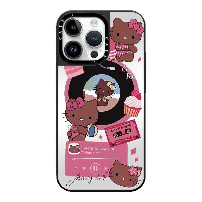 CASETIFIY联名可爱卡通kt猫音乐播放器17pro适用iPhone18ProMax苹果16plus手机壳15磁吸14华强北13平替潮壳女
