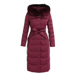 【90%鹅绒】乔万尼女商场同款洋气时尚长款过膝羽绒服新款EN4T756