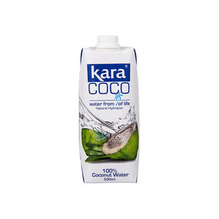 印尼原装进口kara椰子水0脂低卡电解质水饮料果汁运动补水330ml