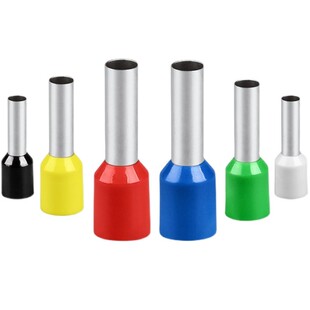 管型预绝缘端子ve0506/1508/6010针型线鼻子插针冷压接线端头线耳