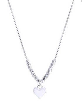 碎银子爱心项链女夏小众