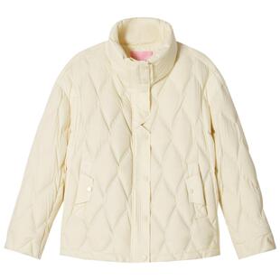 SALT.P可颜白鸭绒立领云感泡芙零压感轻薄型菱格羽绒服冬款