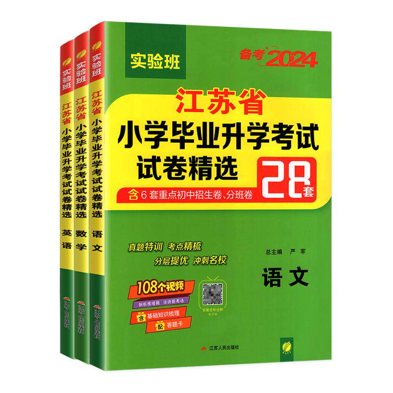 江苏省小升初毕业试卷精选28套卷