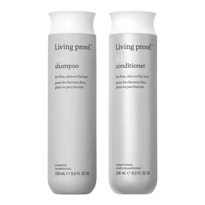 【美国进口】Livingproof缕灵丰盈蓬松控油洗发水护发素套装