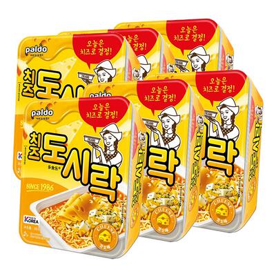 paldo韩国进口芝士味盒面86g*6盒