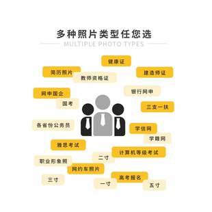 广东深圳广州照相馆数码照片居住证照片回执图像号采集数码回执
