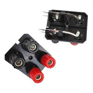 大四位音频接线柱 5P弯脚音响功放接线柱 WP带地线外接线插座