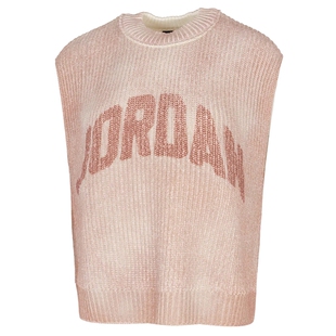 NIKE耐克女子ASWJFLTKNITVEST运动休闲套头衫毛衣HQ9191-200