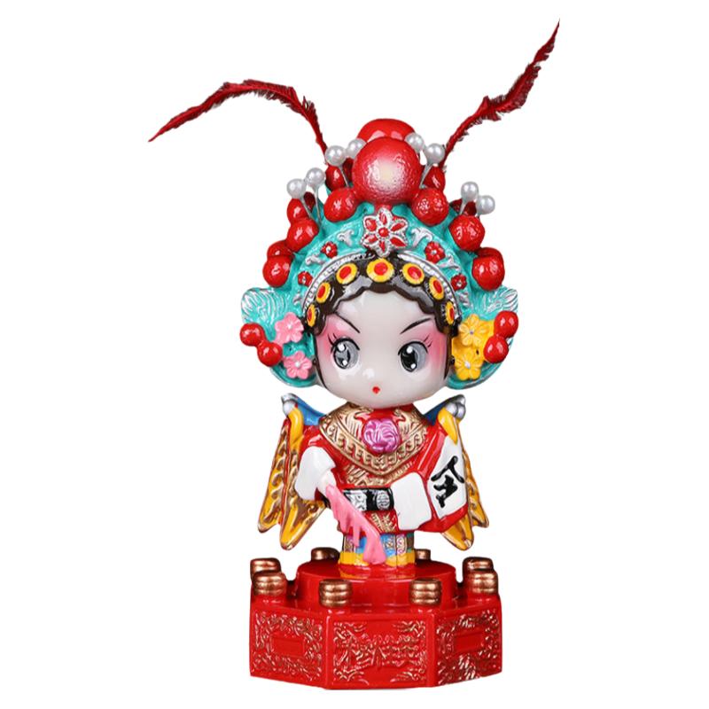 摇头娃娃四川汽车成都中国风摆件