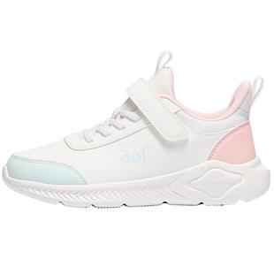 361正品童鞋女童运动鞋春季网面透气儿童鞋女款魔术贴软底跑步鞋