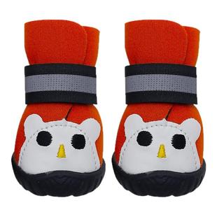 Mr.shoes狗狗鞋子软底甩不掉小型犬比熊泰迪透气小狗鞋猫头宠物鞋