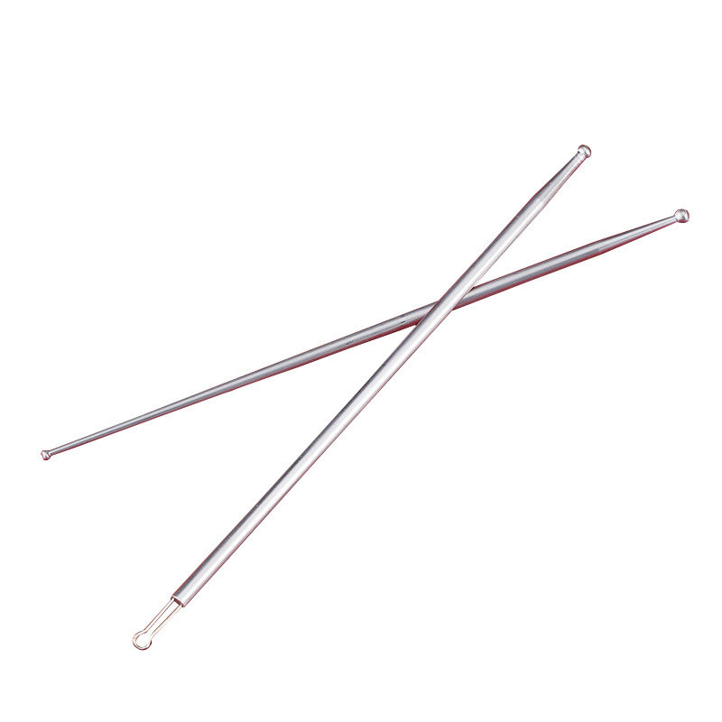 专业双头洗眼针洗眼睛工具钛合金洗眼棒采耳工具纯银质眼刮神器