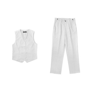 popping西装套装locking演出服西裤马甲两件套街舞表演男宽松女