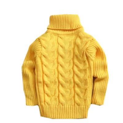 秋冬新品儿童毛衣男童高领绒衫