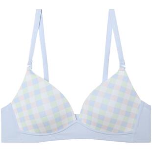 爱美丽IMIS商场内衣春夏无托柔软棉感三角薄隐孔少女文胸IM17BGZ2