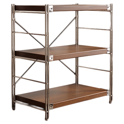 中古风置物架落地多层收纳架子