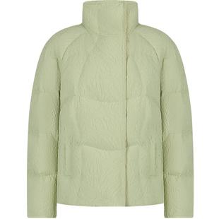 【鹅绒】波司登奥莱女高端商务暗花东方新中式大翻领厚羽绒服短款