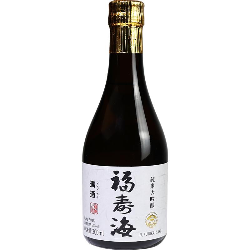 國(guó)際清酒大師賽金獎(jiǎng)福壽海純米大吟釀精米步合45%低度米酒300ml