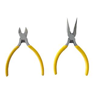 手工尖嘴钳斜口钳子手工DIY工具剪花杆铁丝打弯钩纸艺花丝网材料