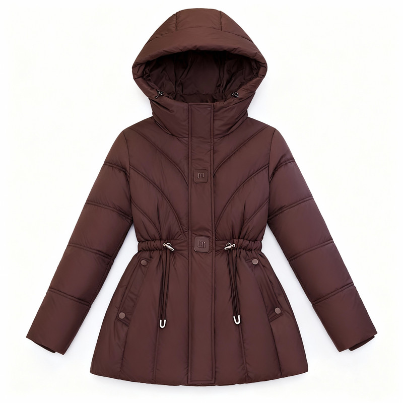 柔软面料棉衣2025新品女冬季中年妈妈棉服加厚棉袄修身显瘦短外套