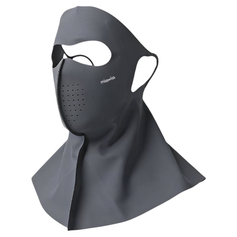 MissWiss护肩颈防晒面罩女轻薄户外防紫外线遮阳透气开车防晒口罩
