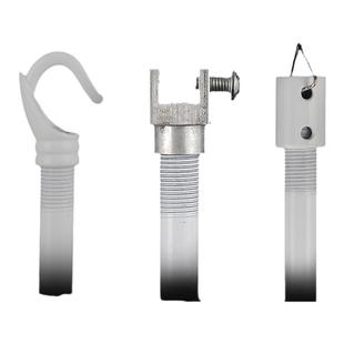 U型广告支架卡扣灯箱吊杆led教室灯黑板灯安全出口标志灯伸缩杆