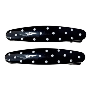 韩系波点鸭嘴夹高级感轻奢碎发刘海边夹发夹女士2026新款高端发卡