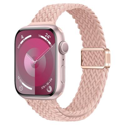 适用苹果s9/s11手表iwatch10/表带apple watch9/8/7/6/5/4代磁吸s8尼龙ultra2女款智能配件小蛮腰se2替换带潮
