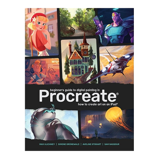 【现货】Procreate软件绘画教程书 Digital Painting数字数位美术Ipad绘图创作插画笔刷书籍进口原版