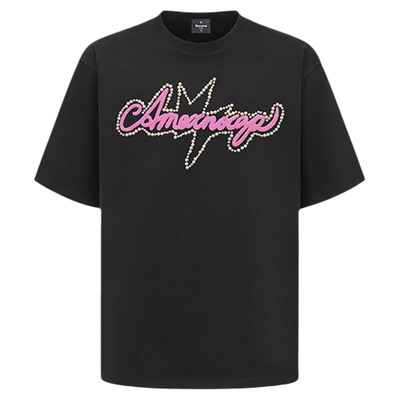 珍珠闪电牛纯棉休闲短袖T恤