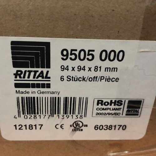 议价威图 RITTAL 机柜 9505 000 TS8800.190 9505000 94MM*94*81M