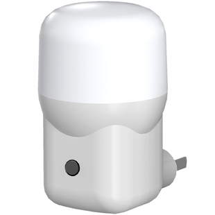 家用led直插式智能语音控制小夜灯卧室客厅节能墙壁遥控插头灯泡