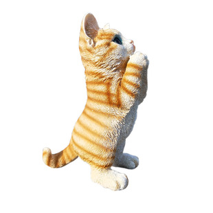 小狗狗猫咪摆件仿真可爱 春节家居装饰品狗年吉祥物创意新年礼物